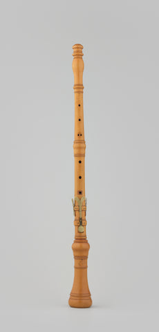 Oboe, Johann Wilhelm Oberlender, c. 1730 - c. 1750 Canvas Print