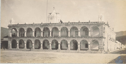 Town Hall of Antigua Guatemala, Andries Augustus Boom, 1912 Canvas Print