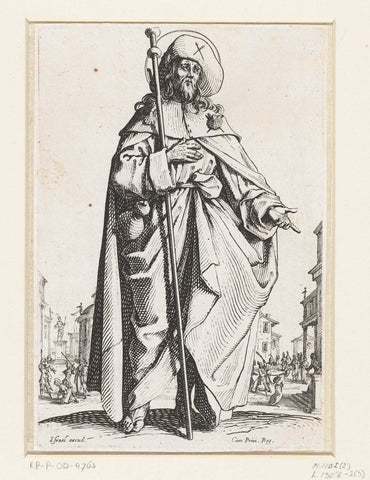 Apostle James the Greater, Jacques Callot, 1631 Canvas Print