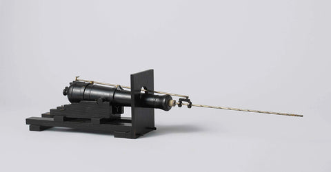 Model of a 60-Pounder Muzzle-Loading Gun with Loading Gear, van de Weetering, 1863 Canvas Print