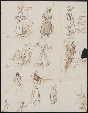 Drawing to Mrs Allebé, anonymous, in or before 1852 - in or before 1859 Canvas Print