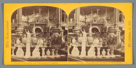 Berlin porcelain at the World's Fair of 1862, William England, 1862 Canvas Print