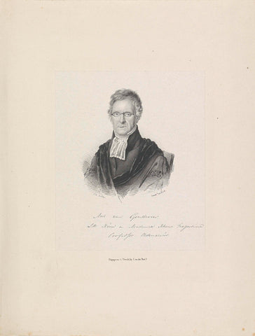 Portret van Antonie van Goudoever, Jan Lodewijk Jonxis, 1822 - 1845 Canvas Print