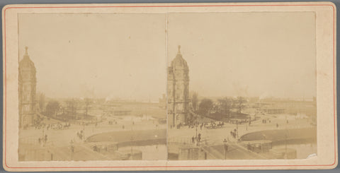 Victoria Hotel in Amsterdam, anonymous, c. 1900 Canvas Print