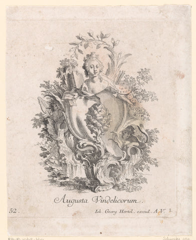 Augusta Vindelicorum, anonymous, 1731 - 1775 Canvas Print