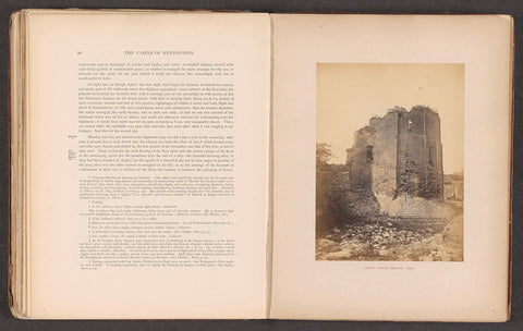 Ruins of the Lunn's Tower of Kenilworth Castle, anonymous, c. 1862 - in or before 1872 Canvas Print