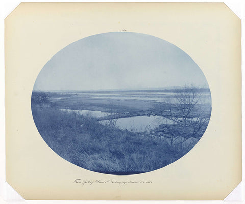 View on the Mississippi River from the Base of a Dam, Peter Henry Bosse, 1889 Canvas Print