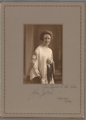 Portrait of Nora Janssens, Frits Geveke, 1925 Canvas Print