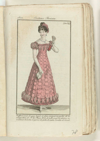 Journal des Dames et des Modes 1822, Costume Parisien (2054), anonymous, 1822 Canvas Print