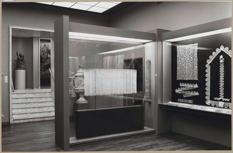 Interior of the newly furnished Lace Room on 10 June 1965, c. 1965 Canvas Print