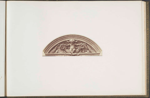 Plaster model for a decoration of the Palais du Louvre: 