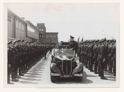 Inspection by Anton Mussert, NSB Photo Service, 1941 Canvas Print