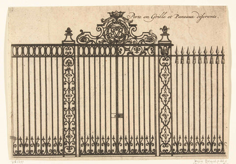 Gateway, Daniël Marot (I), after 1689 - c. 1800 Canvas Print