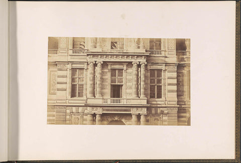 First floor of the Bibliothèque Impériale in the Palais du Louvre, Édouard Denis Baldus, c. 1857 Canvas Print