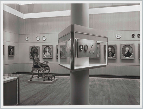 Exhibition of Dutch history in room 108 in 1971, 1965 - 1971 Canvas Print