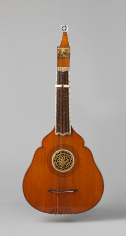 English Guitar, John and Gerard Vogler (active 1777-1785), London, c. 1780, spruce, maple, ebony, metal, ivory, mother-of-pearl, tortoise shell, John and Gerard Vogler, c. 1780 Canvas Print