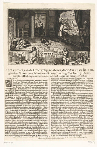 Murder by Abraham Boedijn and his maidservant Klaesje Jans of their child, 1662, Crispijn van de Passe (II) (attributed to), 1663 Canvas Print