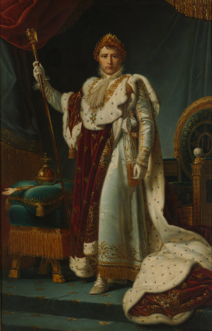 Portrait of Emperor Napoleon I, François Gérard (workshop of), c. 1805 - c. 1815 Canvas Print