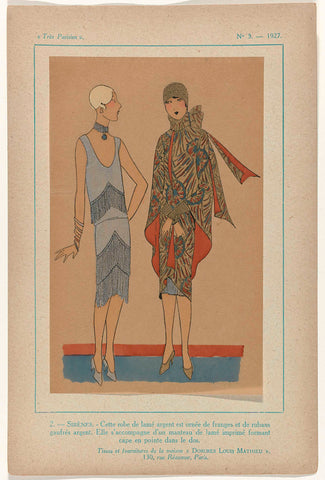 Very Parisian. La Mode, Le Chic, L'Elegance, GP. Joumard (1927) Canvas Print