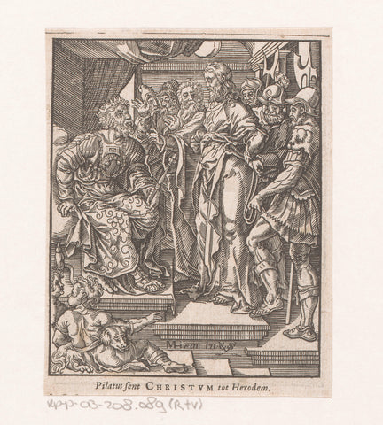 Christ for Herod, Christopher of Shechem (II), 1648 Canvas Print