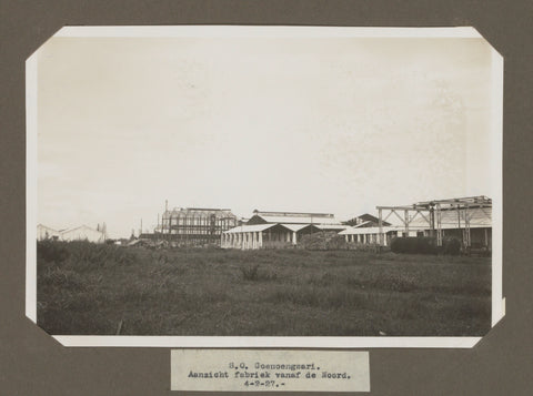 S.O. Goenoengsari. View factory from the North. 4-2-27., anonymous, 1927 Canvas Print