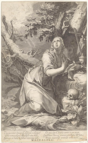 Boetvaardige H. Maria Magdalena, Willem Isaacsz. van Swanenburg, 1609 Canvas Print