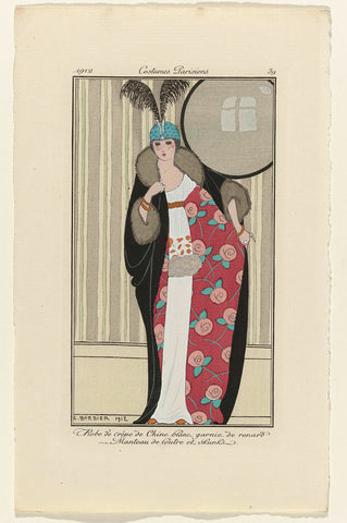 Journal des Dames et des Modes: the Fashion Illustrators, George Barbier, 1912 Canvas Print