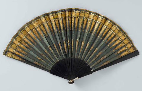 Folding fan, anonymous, c. 1800 - c. 1810 Canvas Print