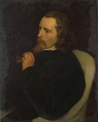 Guillaume Anne van der Brugghen (1812-91), Painter, Jaroslav Cermak, 1857 Canvas Print