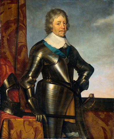 Portrait of Frederik Hendrik (1584-1647), Prince of Orange, Gerard van Honthorst (workshop of), 1650 Canvas Print