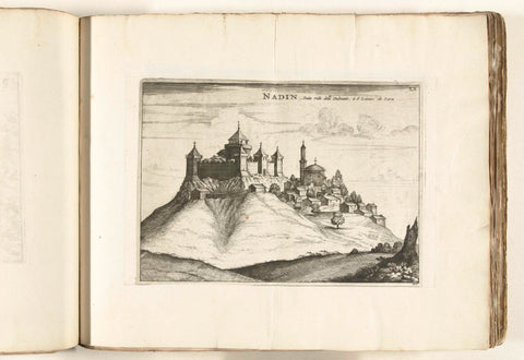 View of Nadin in Croatia, c. 1702, anonymous, 1702 - 1703 Canvas Print