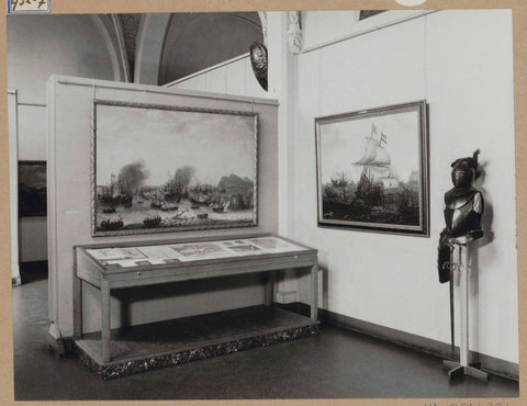 Room 104 seen to the southeast with part of a harness on the right, 1963 Canvas Print