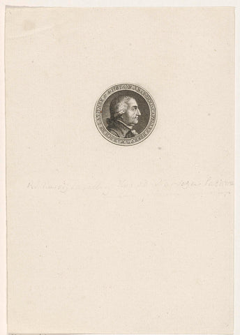 Portrait of Robert Jasper van der Capellen, Abraham Jacobsz. Hulk, 1787 Canvas Print