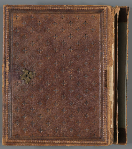 Empty album for cartes-de-visite, anonymous, c. 1860 Canvas Print