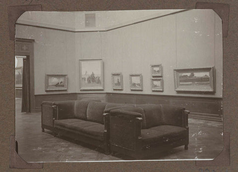 Room 372 in the Drucker extension with arrangement of the Hague School in 1922, 1922 Canvas Print