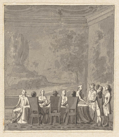 In 't Jaar 1788, anonymous, c. 1789 - c. 1810 Canvas Print