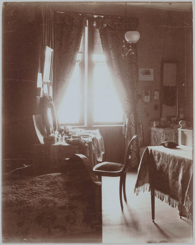 Boudoir van mevrouw Van Riemsdijk in de directeurswoning omstreeks 1919, 1918 - 1920 Canvas Print