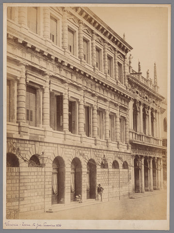 Palazzo Zecca in Venice, anonymous, 1851 - 1900 Canvas Print