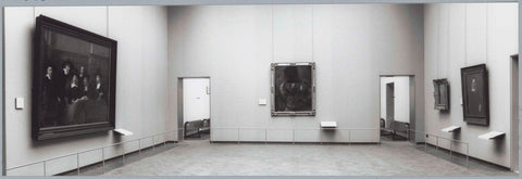 Room with paintings and two doors, c. 1991 - c. 1992 Canvas Print