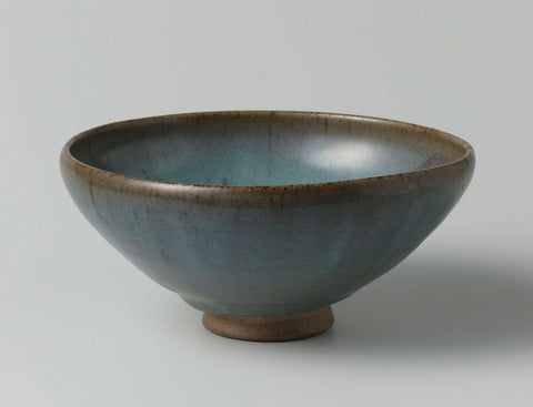 Bowl with a lavender blue glaze, anonymous, c. 1100 - c. 1299 Canvas Print