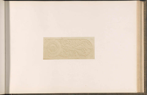 Plaster model for decoration of the Palais du Louvre, Édouard Denis Baldus, c. 1855 - c. 1857 Canvas Print