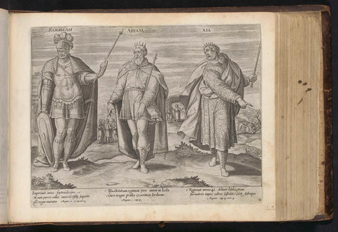 Rechabeam, Abiam en Asa, anonymous, Jan Snellinck (I) (attributed to), 1646 Canvas Print