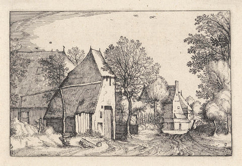 Landweg, Claes Jansz. Visscher (II), 1612 Canvas Print