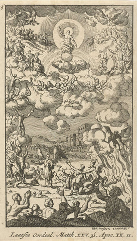 Last Judgement, anonymous, 1720 Canvas Print