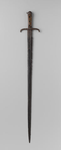 Iron hunting sword, anonymous, 1450 - 1499 Canvas Print