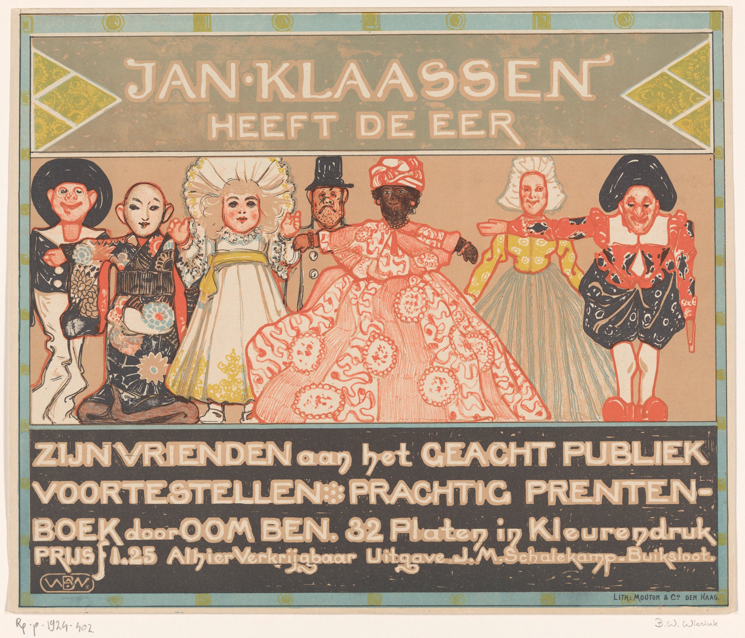 Announcement Magazine By Jan Klaassen, 1903, B | CanvasPrints.com