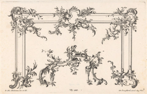 Frames, anonymous, 1731 - 1775 Canvas Print