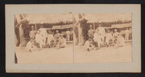 Group portrait, Robert Julius Boers, 1900 - 1922 Canvas Print