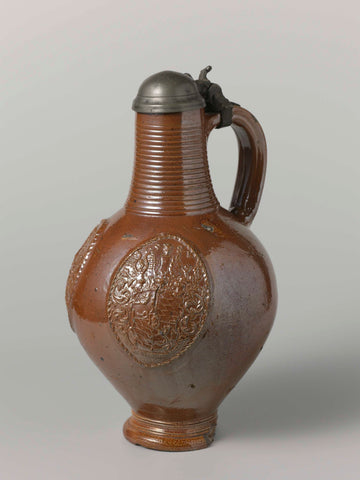 Jug with the coat of arms of the duke of Bavaria, anonymous, c. 1581 - c. 1620 Canvas Print