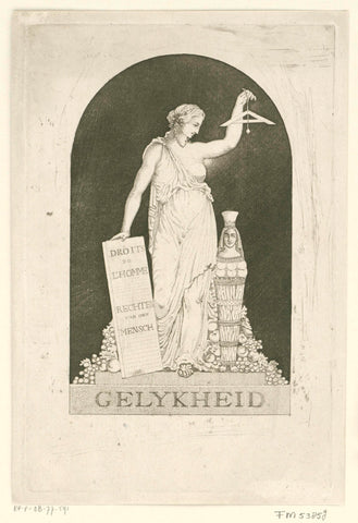 Equality, 1795, anonymous, 1795 Canvas Print